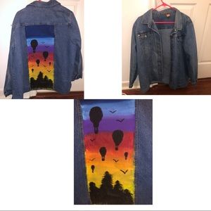 Hand Painted Liz&Me 1X Jean Jacket